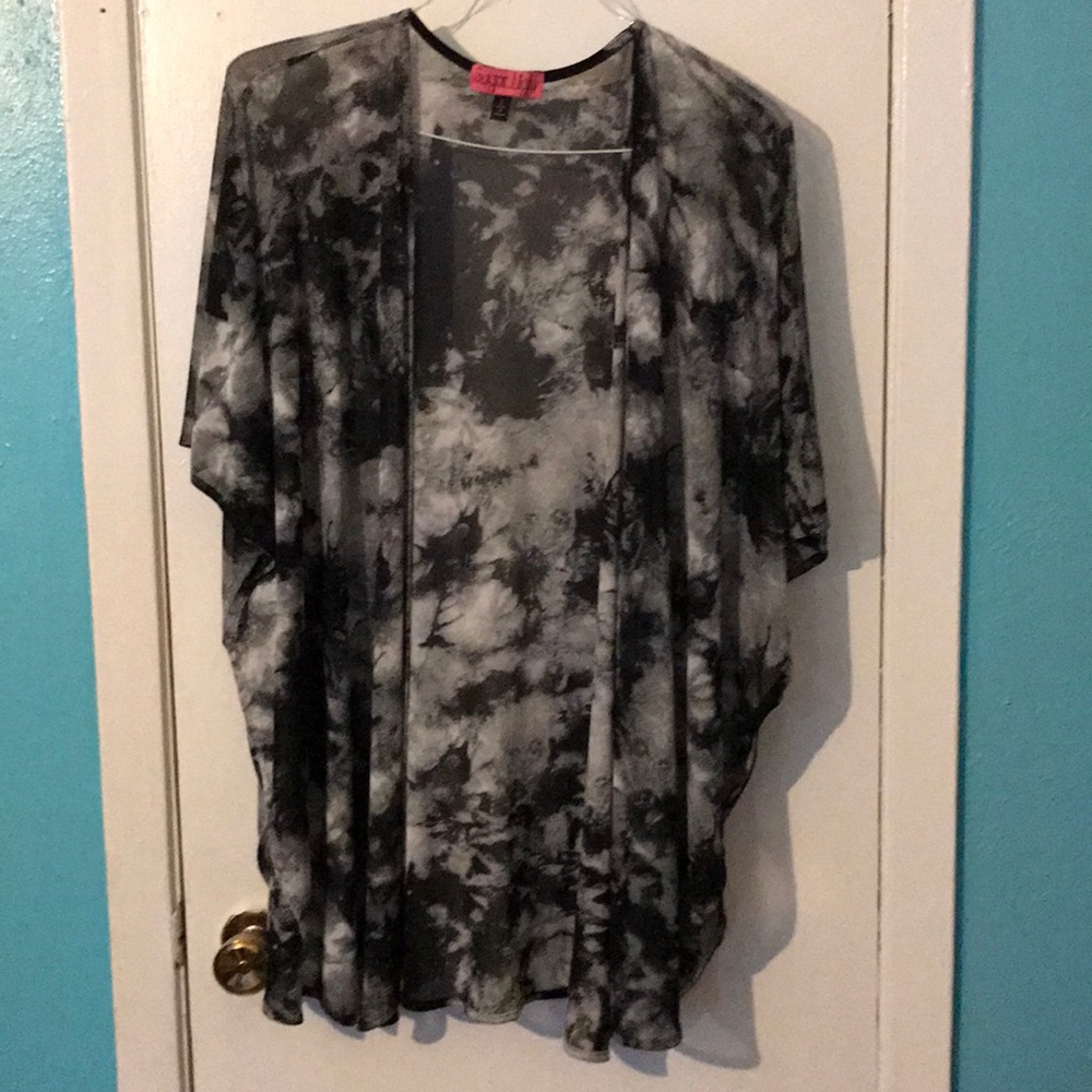 Black Sheer Cardigan
